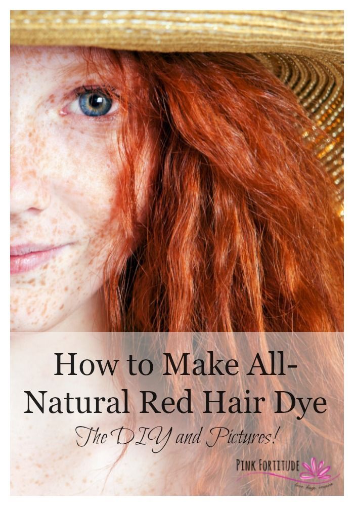 How to Make All-Natural Red Hair Dye - The DIY and Pictures! - Pink Fortitude, LLC -   14 hair Dyed diy ideas