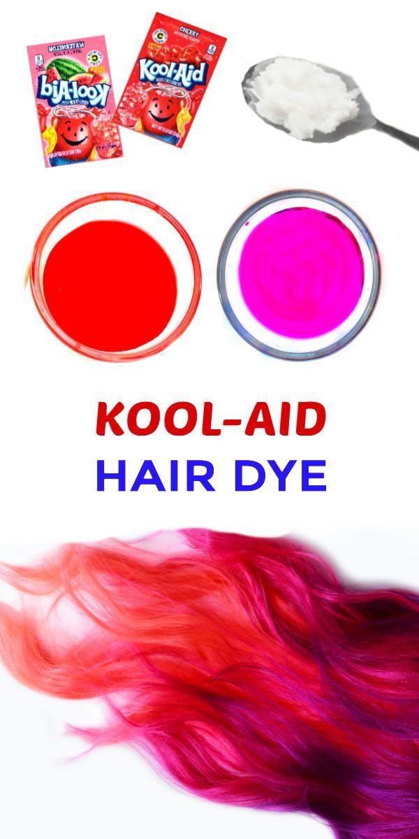 Kool-aid Hair Dye -   14 hair Dyed diy ideas