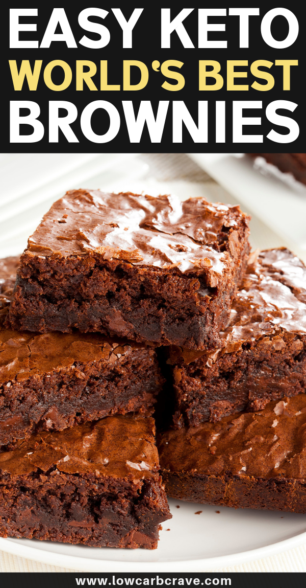 The Best Fudgy Keto Brownies In The World -   15 desserts low carb ideas