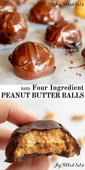 Healthy Peanut Butter Balls - Low Carb Keto Sugar-Free THM S -   15 desserts low carb ideas