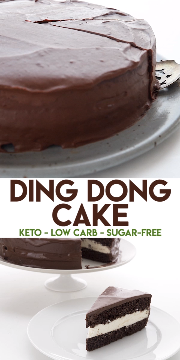 Keto Ding Dong Cake -   15 desserts low carb ideas