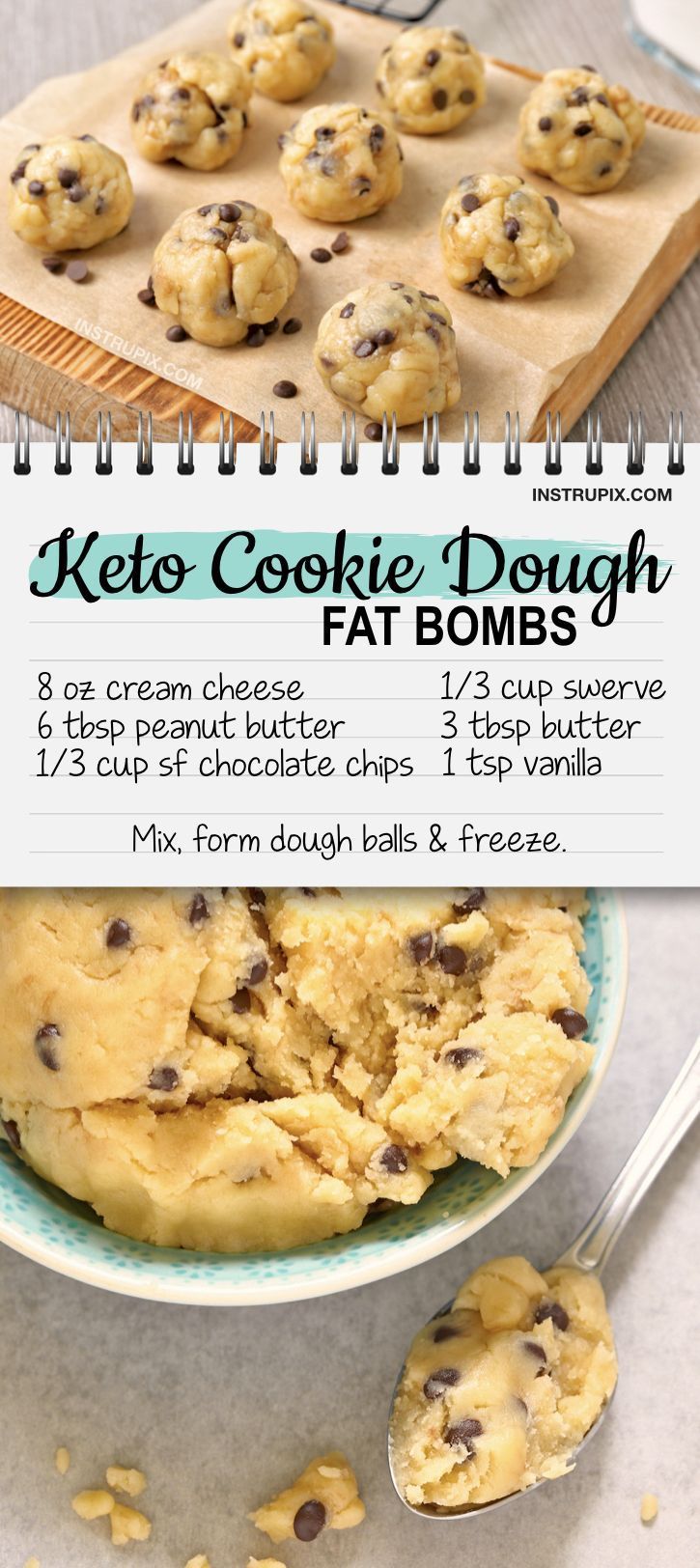 Keto Cookie Dough Fat Bombs -   15 desserts low carb ideas