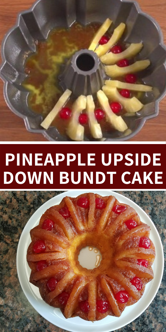 Pineapple Upside Down Bundt Cake -   16 cake Bundt pineapple upside ideas