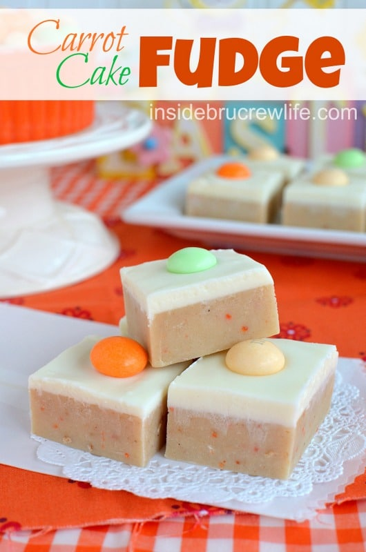 Carrot Cake Fudge -   16 carrot cake Easter ideas