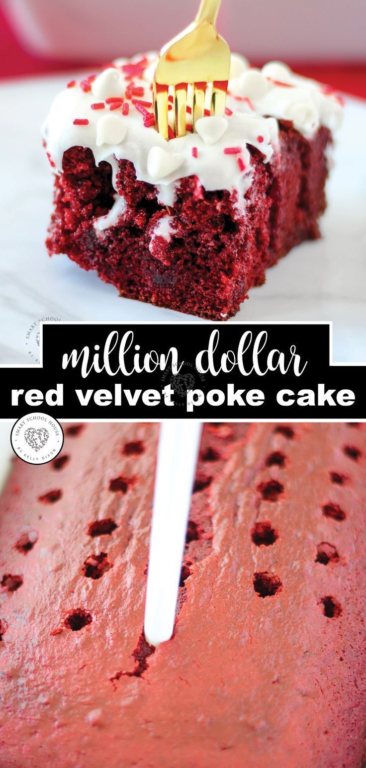Christmas Poke Cake -   16 desserts Cake red velvet ideas