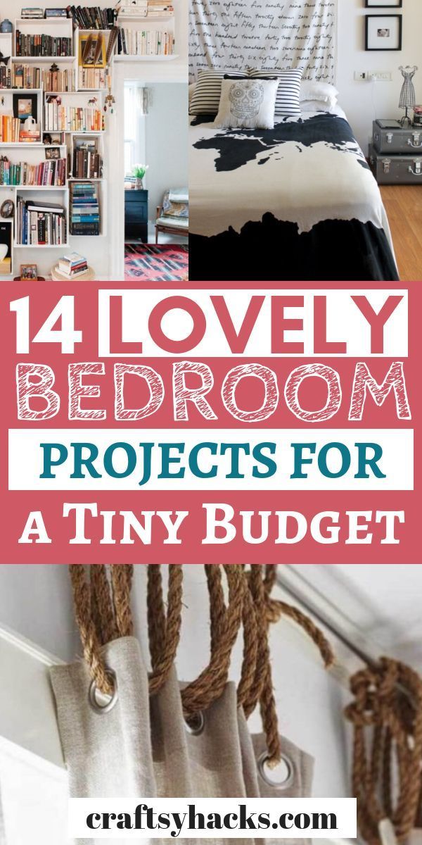 14 Bedroom Decor Projects for a Small Budget -   16 diy projects For Organization bedroom ideas