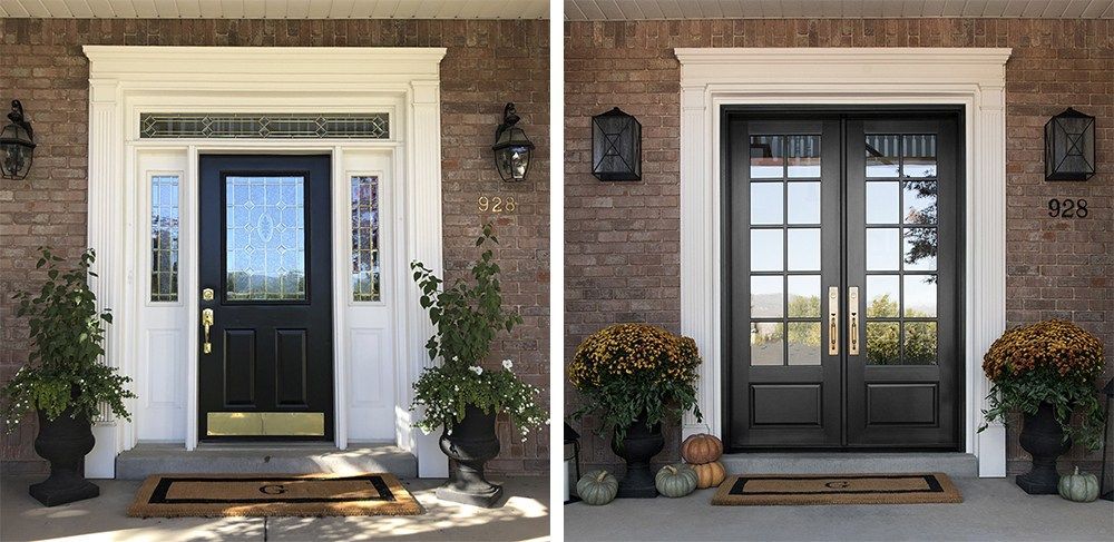 Replacing the Front Door & Decorating for Fall - Room for Tuesday -   16 room decor Lights front doors ideas