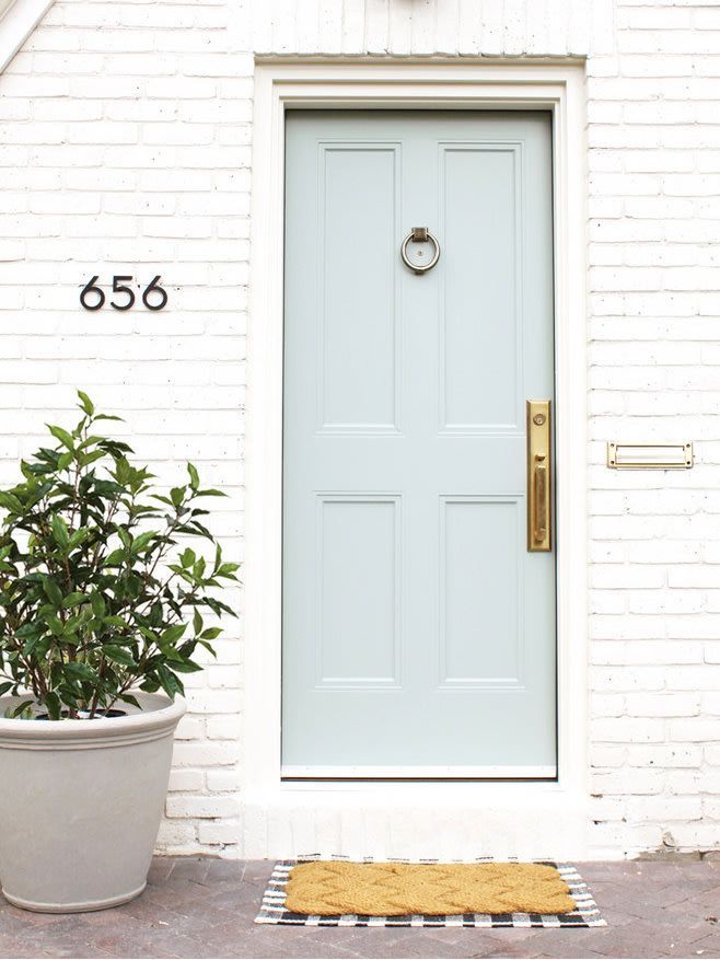 12 Front Door Paint Color Ideas That Make for a Great Impression -   16 room decor Lights front doors ideas