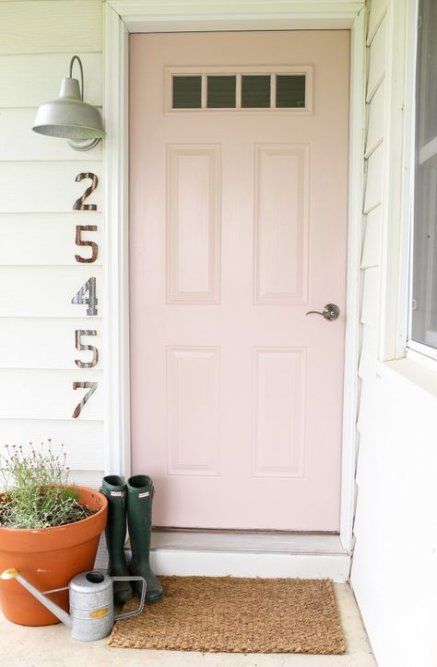 Best Light Pink Front Door Paint Colors 63+ Ideas -   16 room decor Lights front doors ideas