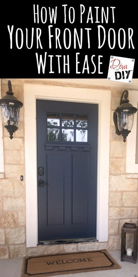 How To Paint Your Front Door With Ease -   16 room decor Lights front doors ideas