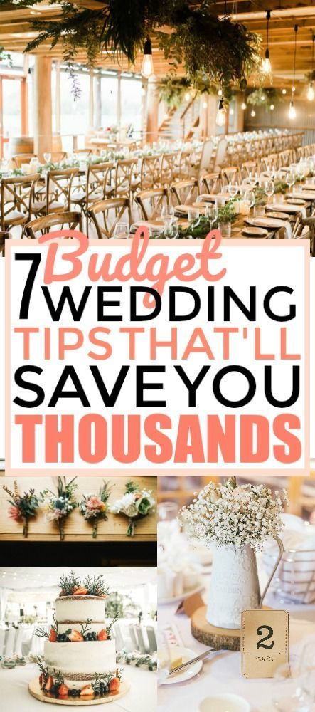 7 More Incredible Tips for Having a Wedding on a Budget -   16 wedding Budget ideas