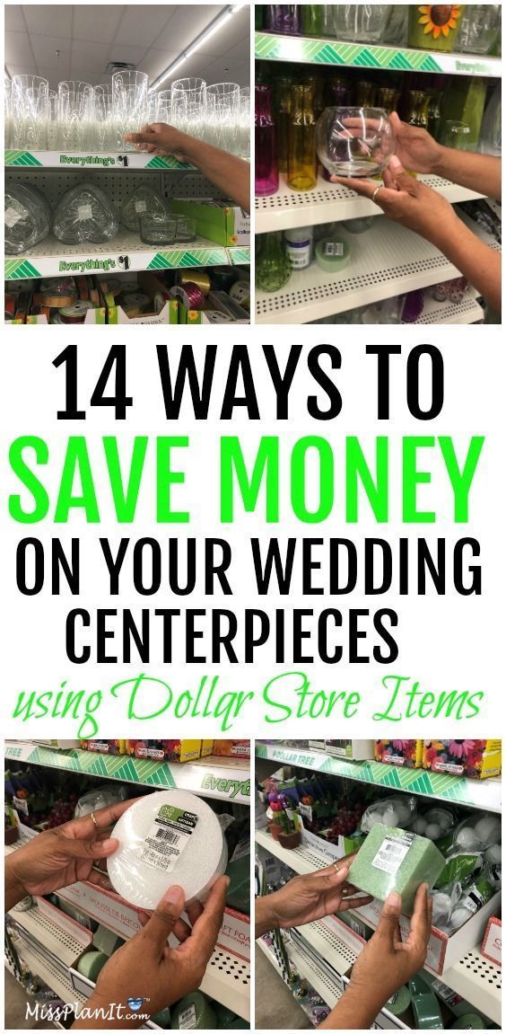 14 Dollar Tree Money-Saving Products For Your Wedding Centerpieces -   16 wedding Budget ideas