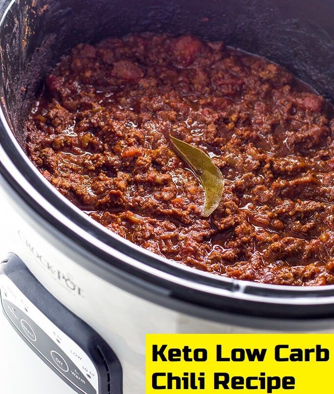 KETO LOW CARB CHILI RECIPE -   Food & Drink