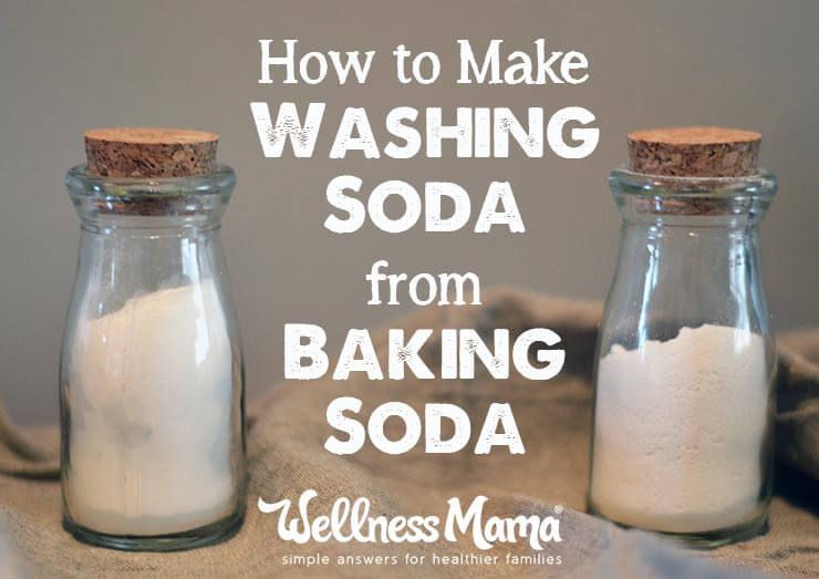 How to Make Washing Soda from Baking Soda | Wellness Mama -   17 diy projects To Make Money baking soda ideas