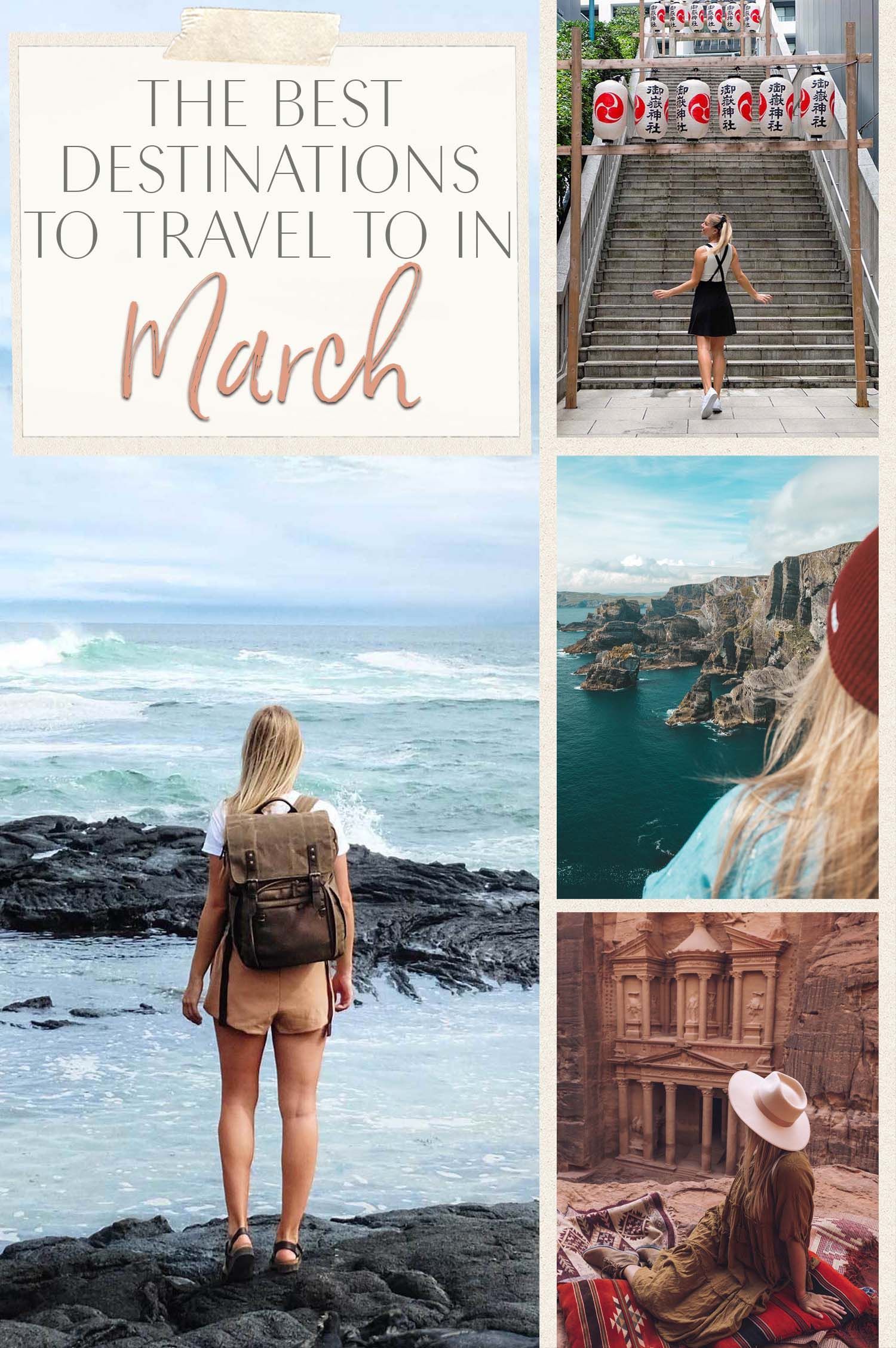 17 holiday Destinations march ideas
