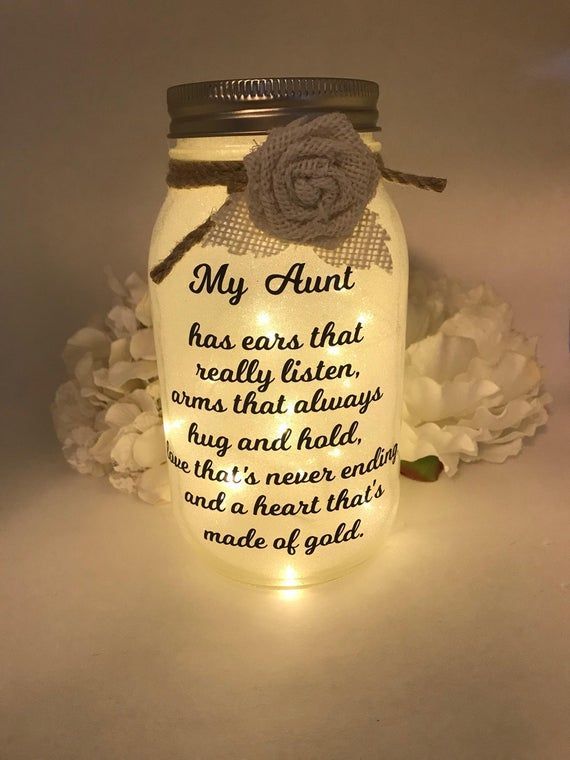 Mason Jar Light, Mason Jar Night light, Gift for Mom, Gift for Aunt, Gift for Grandma, Gifts, Birthday Gift, Personalized, Mother's Day Gift -   17 holiday Sayings mason jars ideas