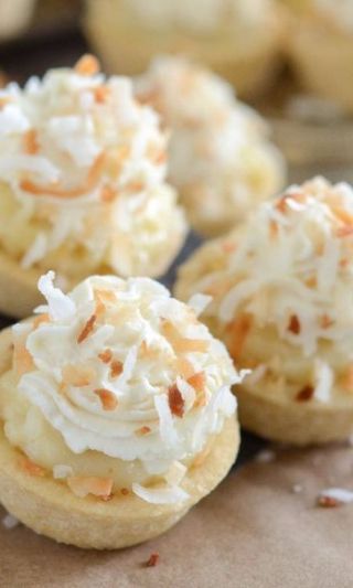 Coconut Cream Pie Cookie Cups | Dixie Crystals -   18 desserts For Parties cookies ideas