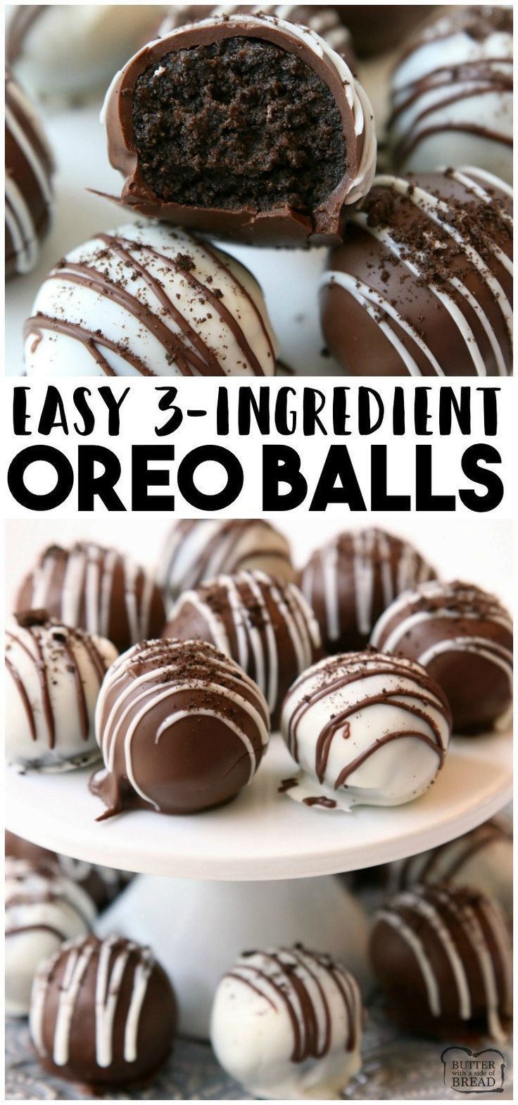 BEST OREO BALLS - Butter with a Side of Bread -   18 desserts For Parties cookies ideas