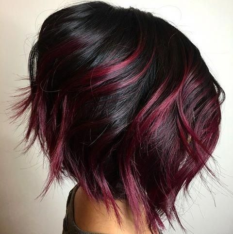 The Best Hair Color Ideas for Short Hair in 2017 -   18 hair Black bob ideas