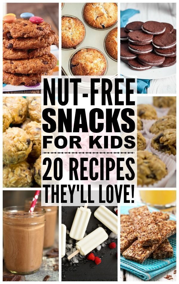 Nut Free Snacks For Kids: 20 Yummy Recipes They'll Love -   18 peanut free desserts For Kids ideas