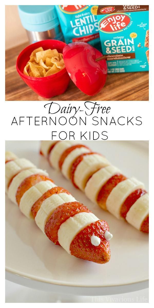 Dairy-Free Snacks for Kids That Are Easy to Make -   18 peanut free desserts For Kids ideas