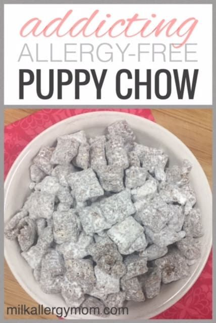 Dairy-Free Muddy Buddy Puppy Chow | Allergy Friendly & Delicious! -   18 peanut free desserts For Kids ideas