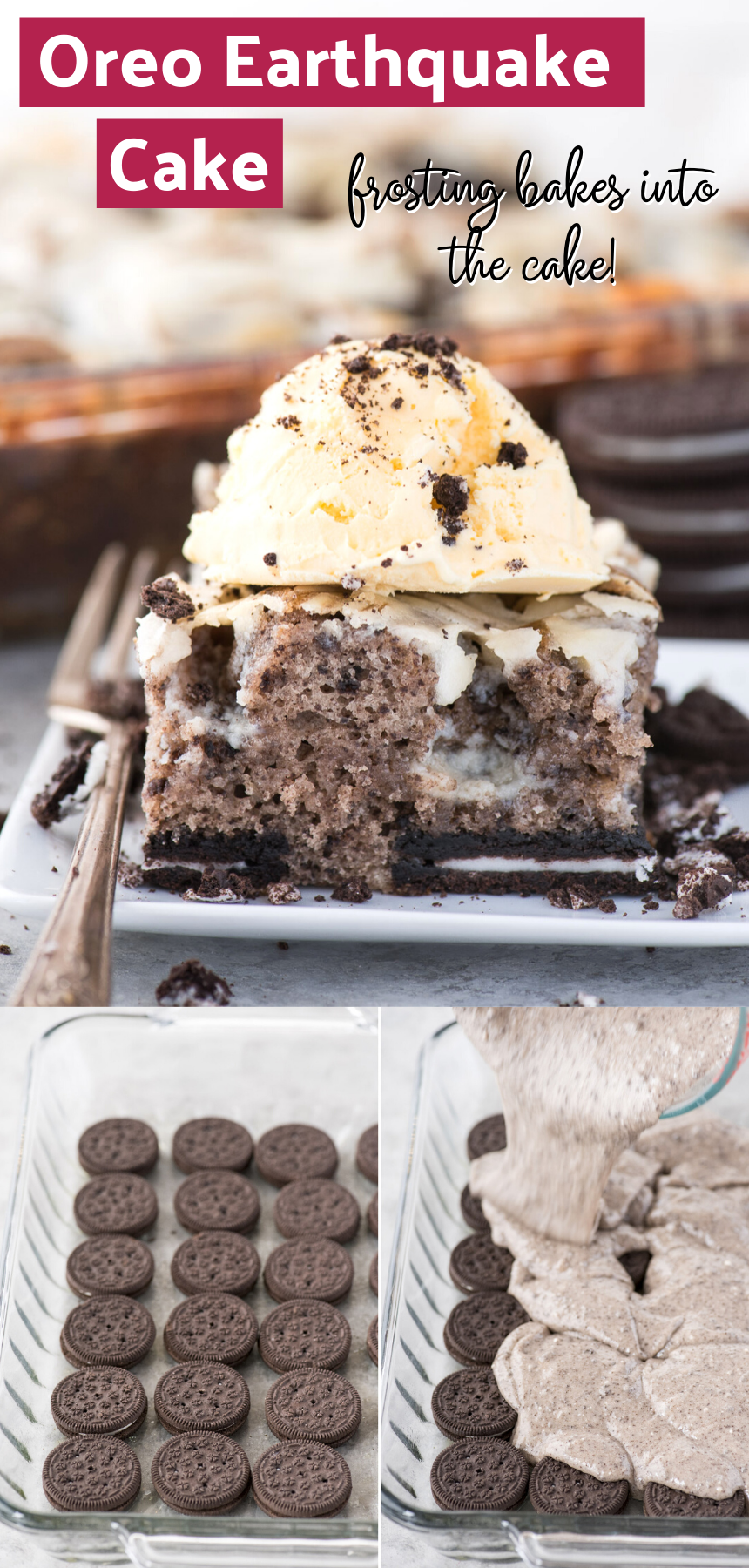 Oreo Earthquake Cake -   19 cake Cute snacks ideas