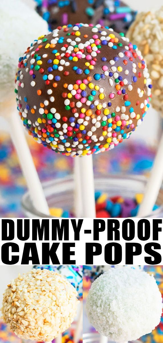 Easy Homemade Cake Pops (Dummy-Proof!) -   19 cake Cute snacks ideas