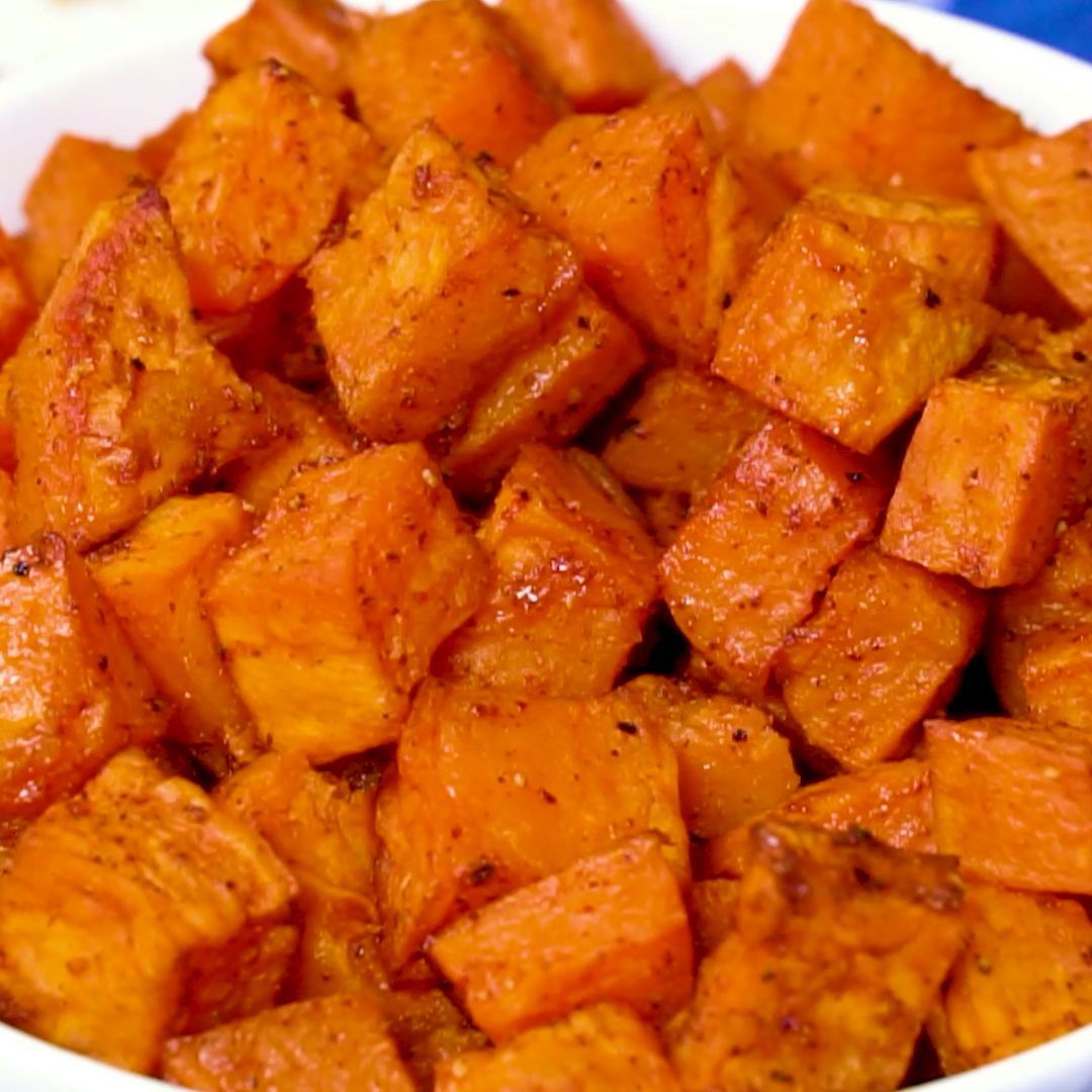 Spicy-Sweet Roasted Sweet Potatoes -   19 healthy recipes Sweet health ideas