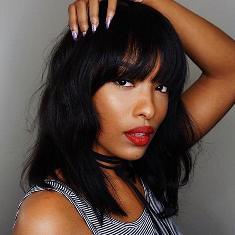 20 bangs hairstyles For Black Women ideas