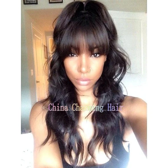 lace front wigs black Natural Color Afro Textured Lace Front Wigs Afro Textured Lace Front Wigs Free Shipping -   20 bangs hairstyles For Black Women ideas