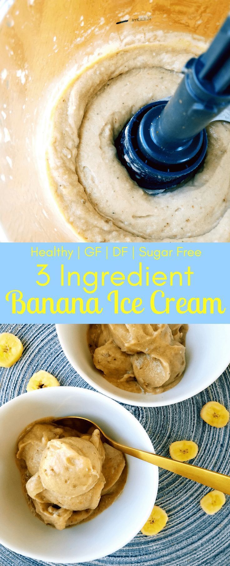 3 Ingredient Banana Ice Cream - I Only Came for the Cake -   20 cake Ice Cream 3 ingredients ideas
