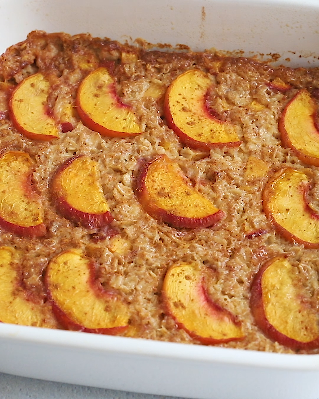 Peach Baked Oatmeal -   20 healthy recipes Meal Prep breakfast ideas