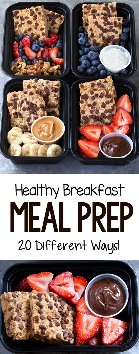 20 healthy recipes Meal Prep breakfast ideas