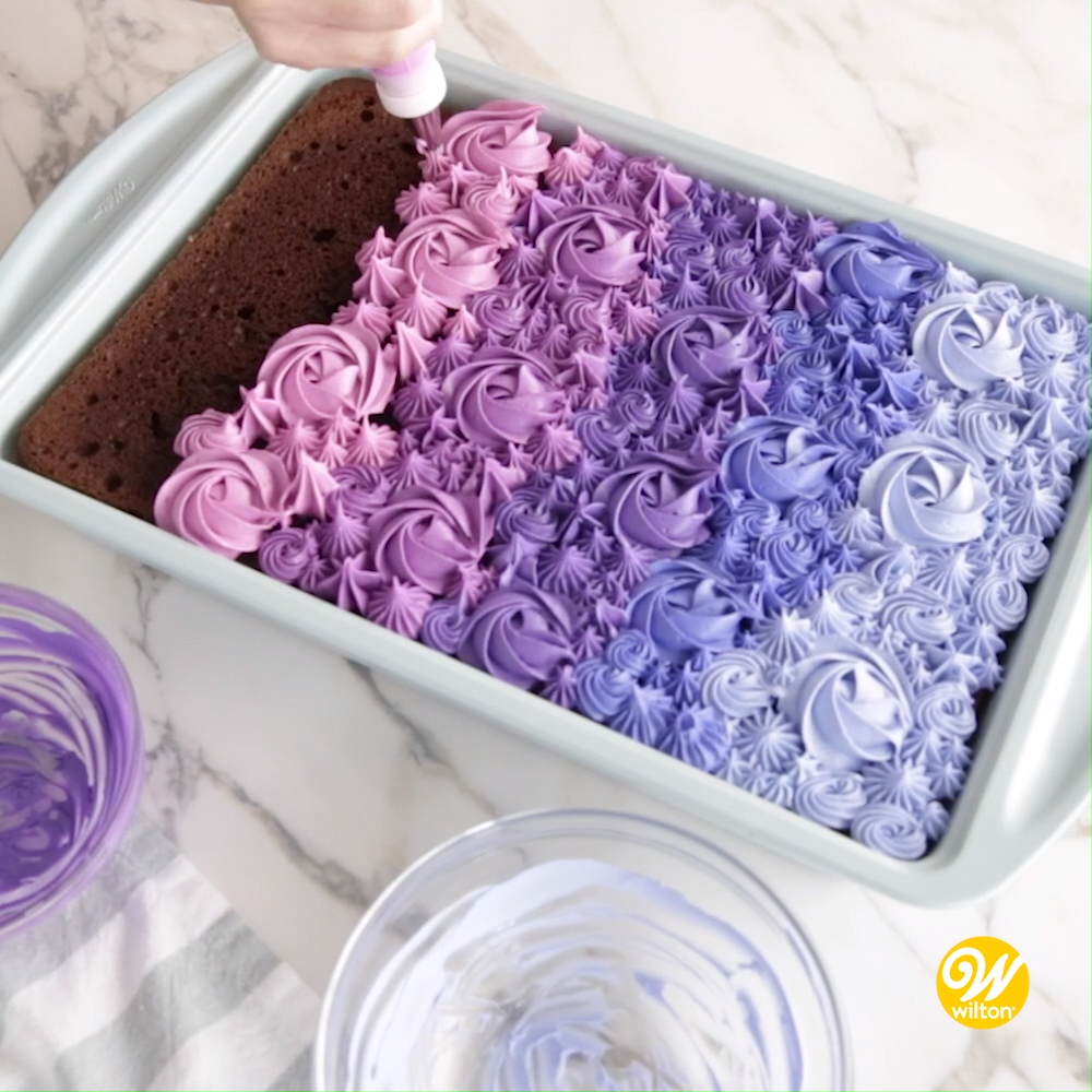 How to Make a Buttercream Ombre Sheet Cake -   23 cake Beautiful video tutorials ideas