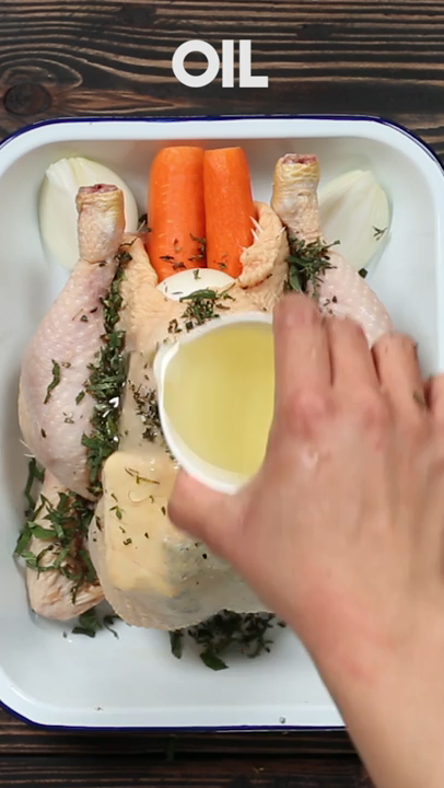Roast Herb Chicken [Video] -   23 healthy recipes Videos baking ideas