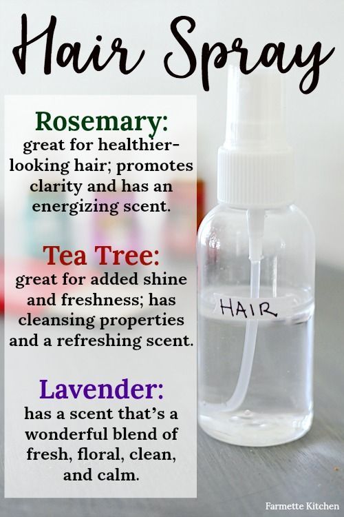 Essential Oils for Hair - DIY Hair Spray -   7 hair Care shine ideas