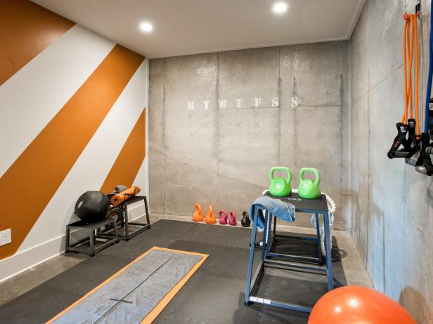 9 Amazing Home Gyms for Fitness Inspiration -   10 fitness Interior basements ideas