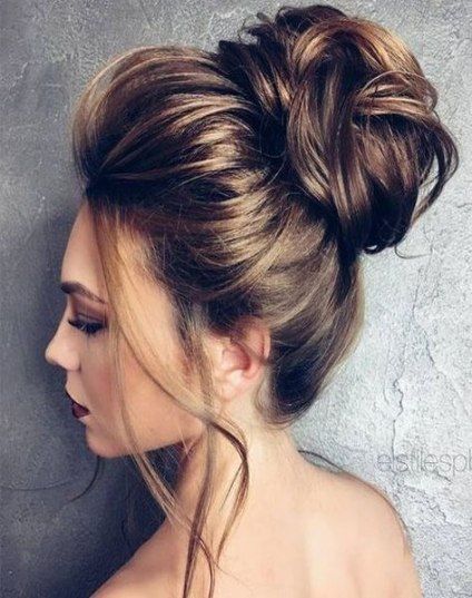 58+ Ideas Wedding Hairstyles Elegant Updo Messy Buns -   10 makeup Bridal messy buns ideas
