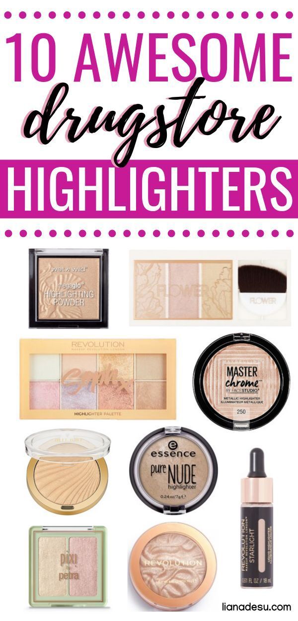 Best Drugstore Highlighters You Must Try - liana desu -   12 makeup Highlighter drugstore ideas