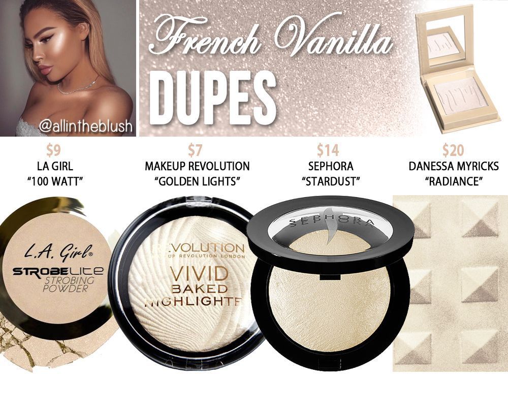 Kylie Cosmetics French Vanilla Kylighter Dupes Highlighter Makeup -   12 makeup Highlighter drugstore ideas