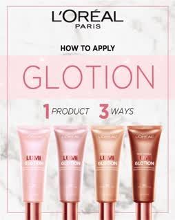 3 Ways to Use L'Oreal LUMI Glotion -   12 makeup Highlighter drugstore ideas