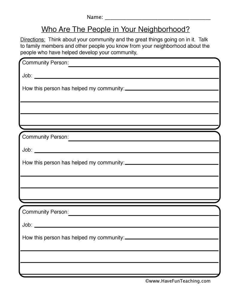 Local People Worksheet | Have Fun Teaching -   13 Event Planning Worksheet student ideas