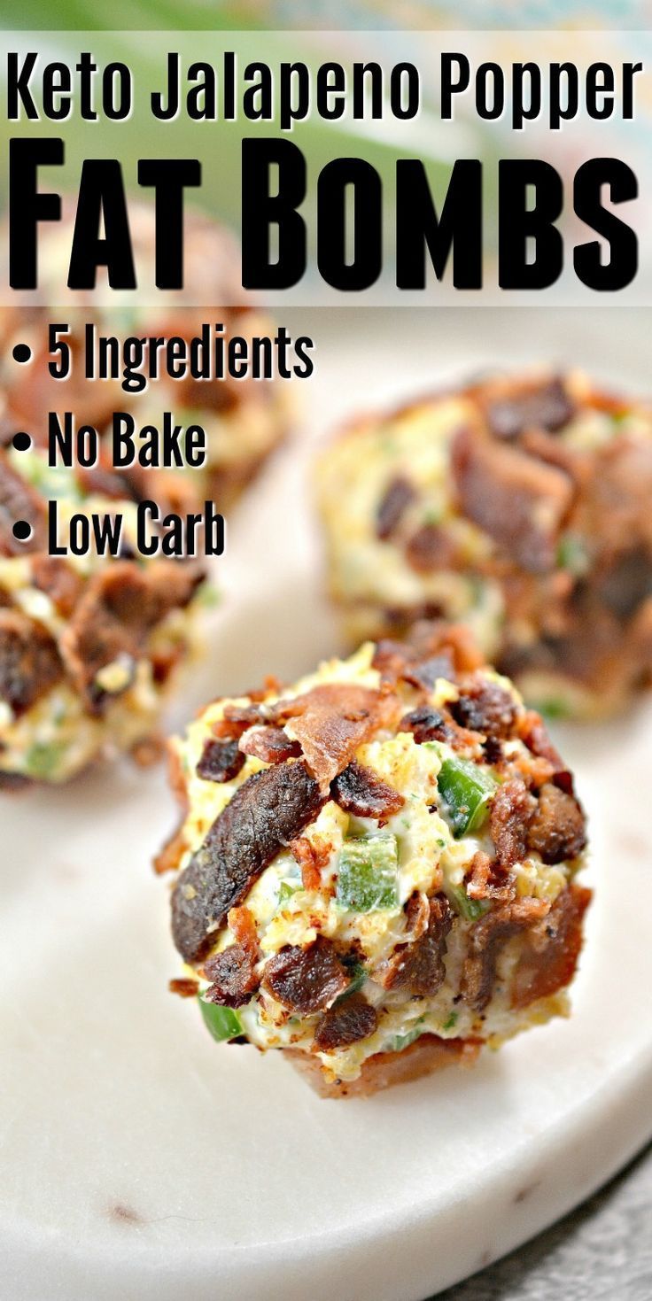 Keto Jalapeno Popper Fat Bombs -   15 diet Low Carb fat bombs ideas