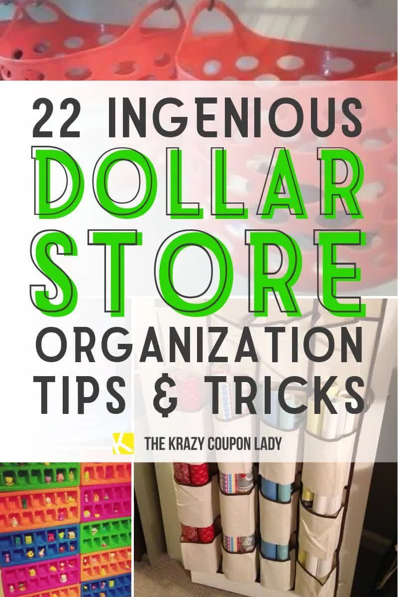 22 Ingenious Dollar Store Organization Ideas -   15 DIY Clothes Storage dollar stores ideas
