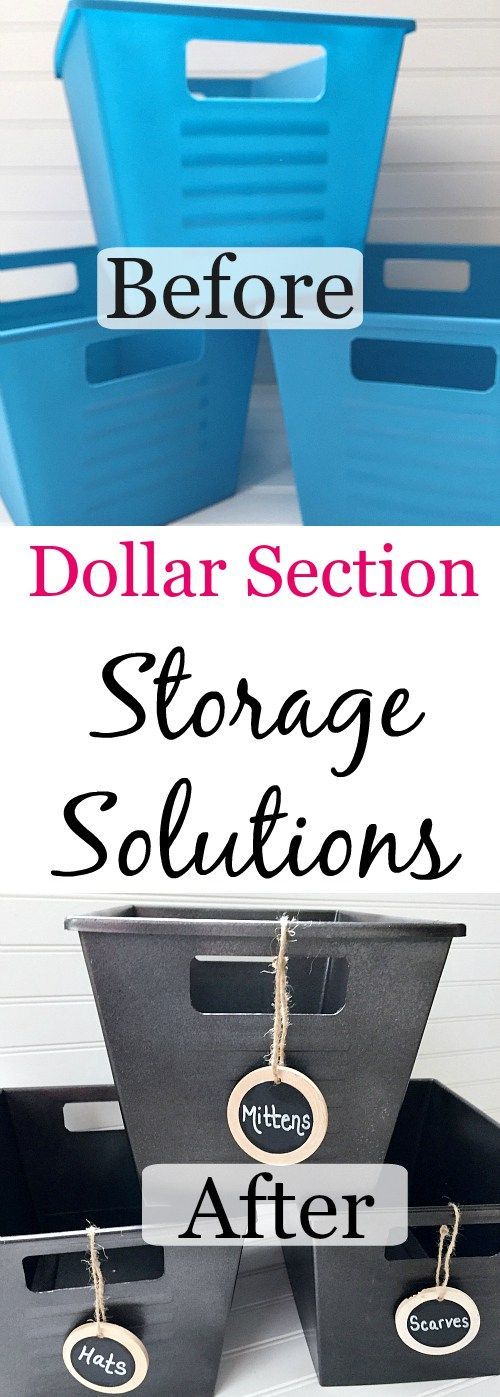 Storage Solutions from the Dollar Store - Lemons, Lavender, & Laundry -   15 DIY Clothes Storage dollar stores ideas