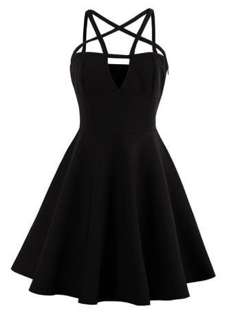 Gothic Pentagram Mini Dress -   15 dress For Teens black ideas