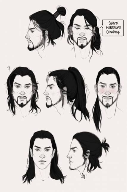 Hair Long Drawing Character Design 17+ Ideas -   15 guy hair Drawing ideas