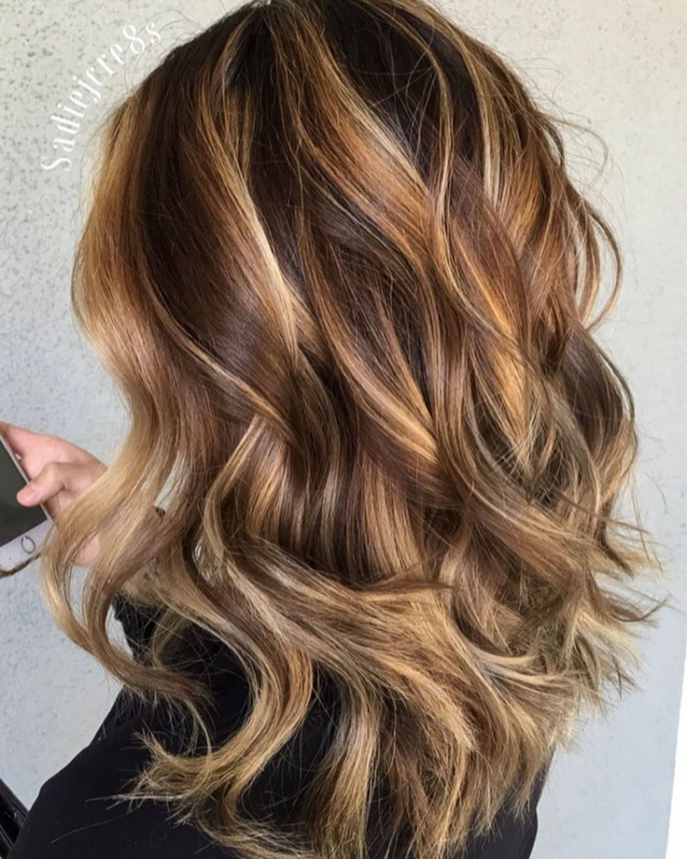 50 Ideas for Light Brown Hair with Highlights and Lowlights -   15 hair Fall style ideas