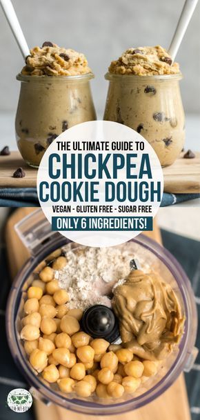 Chickpea Cookie Dough Recipe | The ULTIMATE Guide - From My Bowl -   16 diet Snacks cookie dough ideas